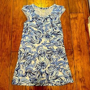 Lilly Ruffle Sleeve Shift Dress